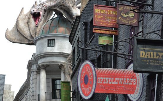 Diagon Alley - Universal Studios. Image Copyright to Hypable.com